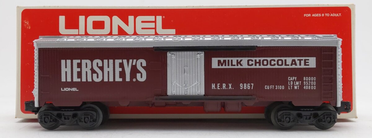 Lionel 6-9867 O Gauge Hershey's Chocolate Billboard Reefer Car #9867 EX/Box