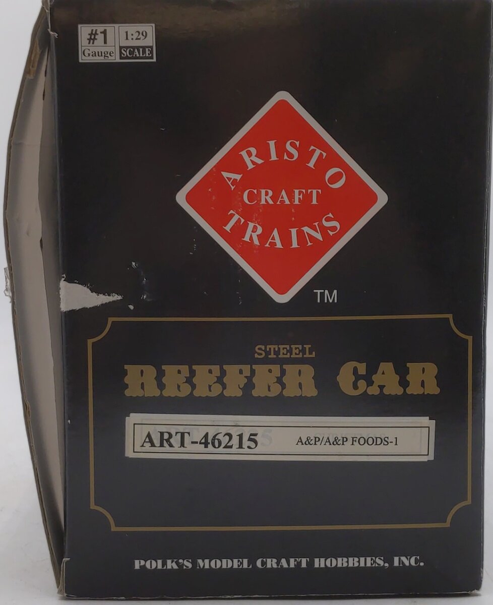 Aristo-Craft 46215 A&P Foods Steel Reefer Car LN/Box