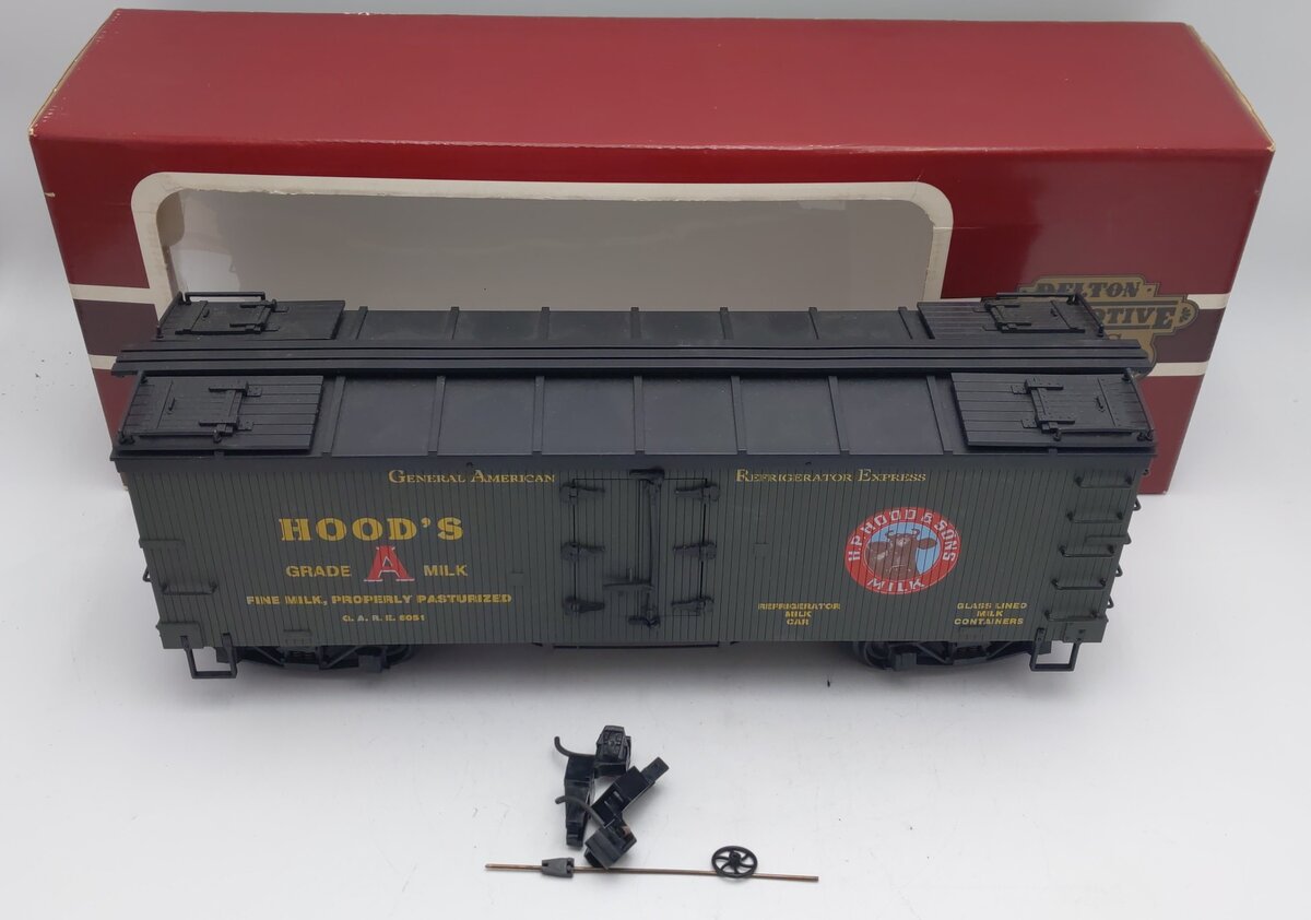 Delton 4258M G Scale Hood‘s Milk Boxcar EX/Box