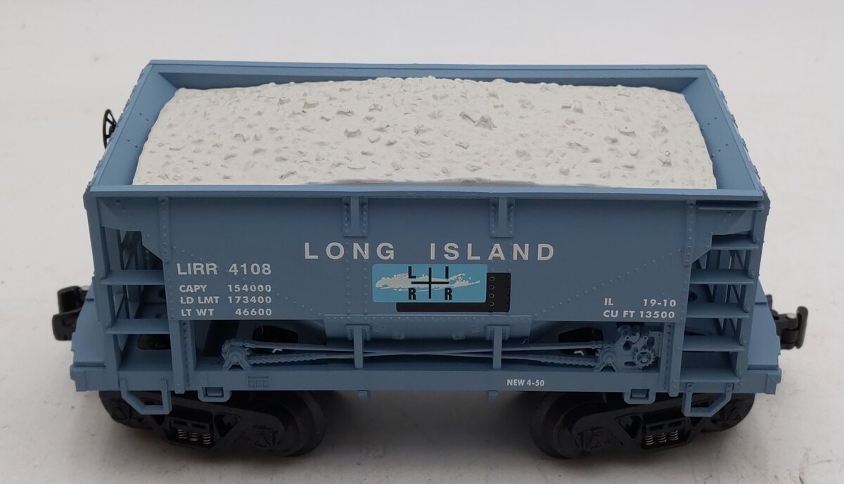 K-Line K671-3743 O Gauge Long Island RR Ballast Car w/ Ballast Load #4108 LN/Box