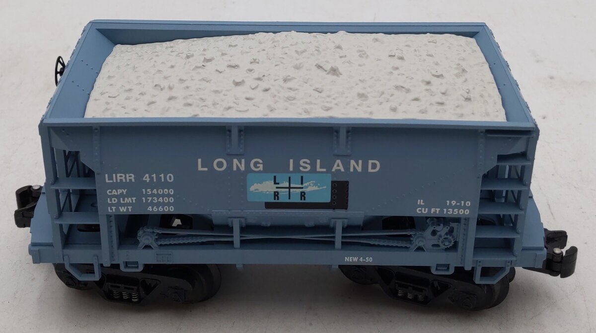 K-Line K671-3743 O Gauge Long Island RR Ballast Car w/ Ballast Load #4110 LN/Box