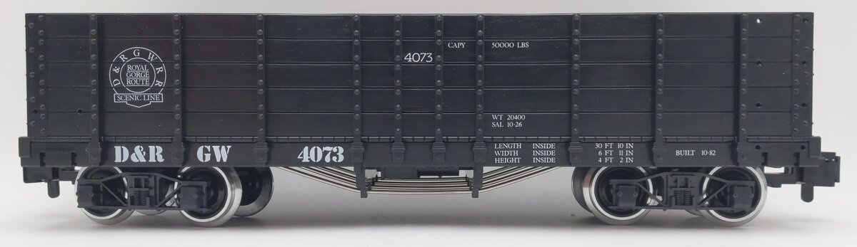 LGB 4073-C03 D&RG High Side Gondola w/Metal Wheels EX/Box