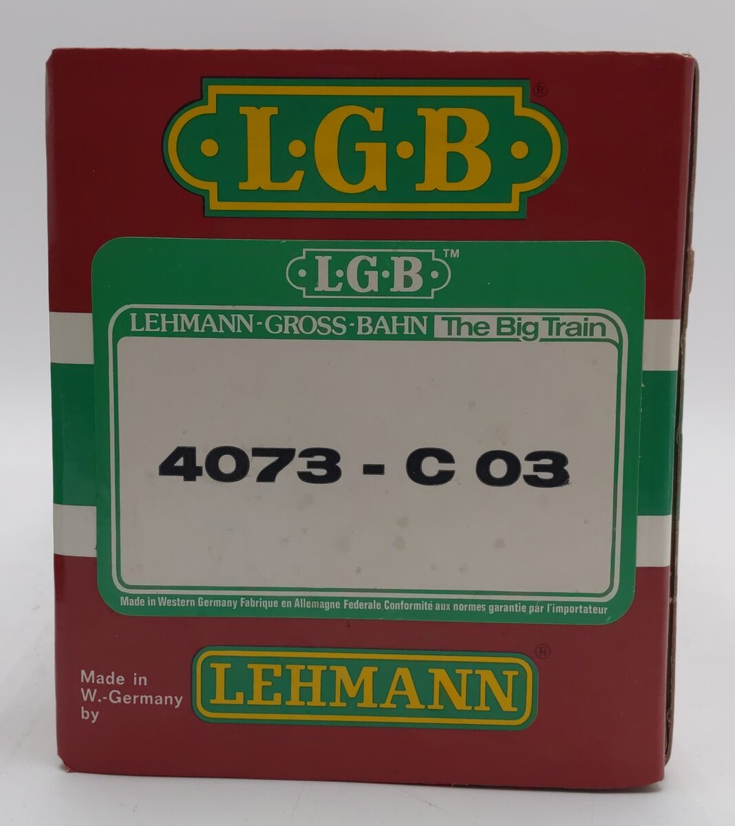 LGB 4073-C03 D&RG High Side Gondola w/Metal Wheels EX/Box