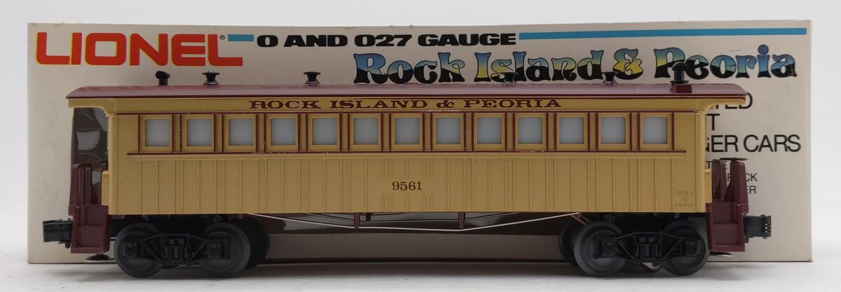 Lionel 6-9561 O Gauge Rock Island & Peoria Passenger Car #9561 VG/Box