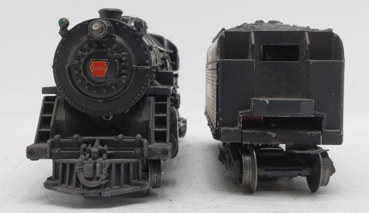 Lionel 2035 Vintage O 2-6-4 Die-Cast Postwar Steam Locomotive with 6466W Tender VG