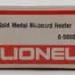 Lionel 6-9860 O Gauge Gold Medal Flour Billboard Reefer Car EX/Box