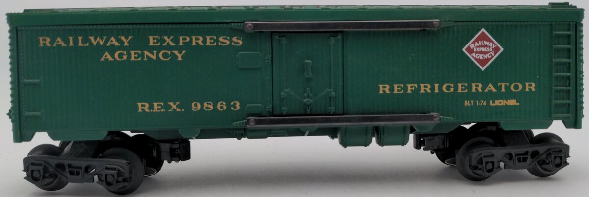 Lionel 6-9863 O Gauge REA Reefer Car #9863 EX/Box