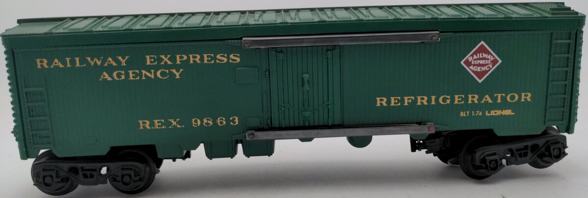 Lionel 6-9863 O Gauge REA Reefer Car #9863 EX/Box