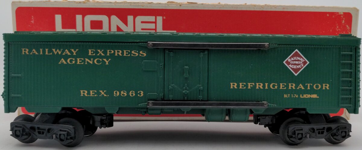 Lionel 6-9863 O Gauge REA Reefer Car #9863 EX/Box