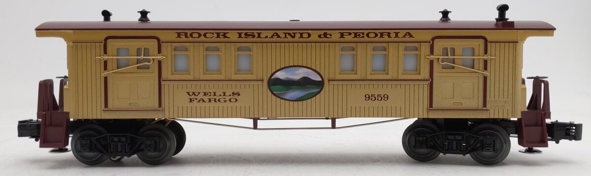 Lionel 6-9559 O Gauge Rock Island & Peoria Combine Car VG/Box