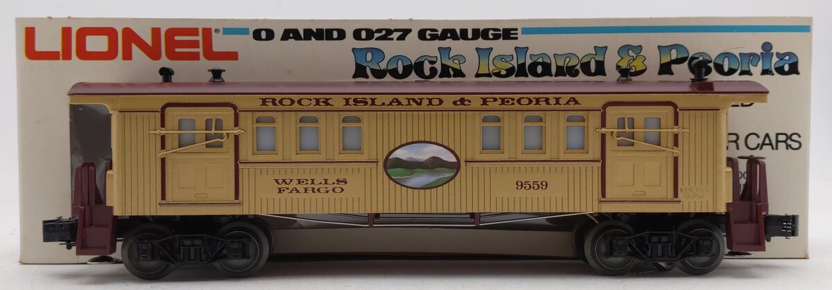 Lionel 6-9559 O Gauge Rock Island & Peoria Combine Car VG/Box