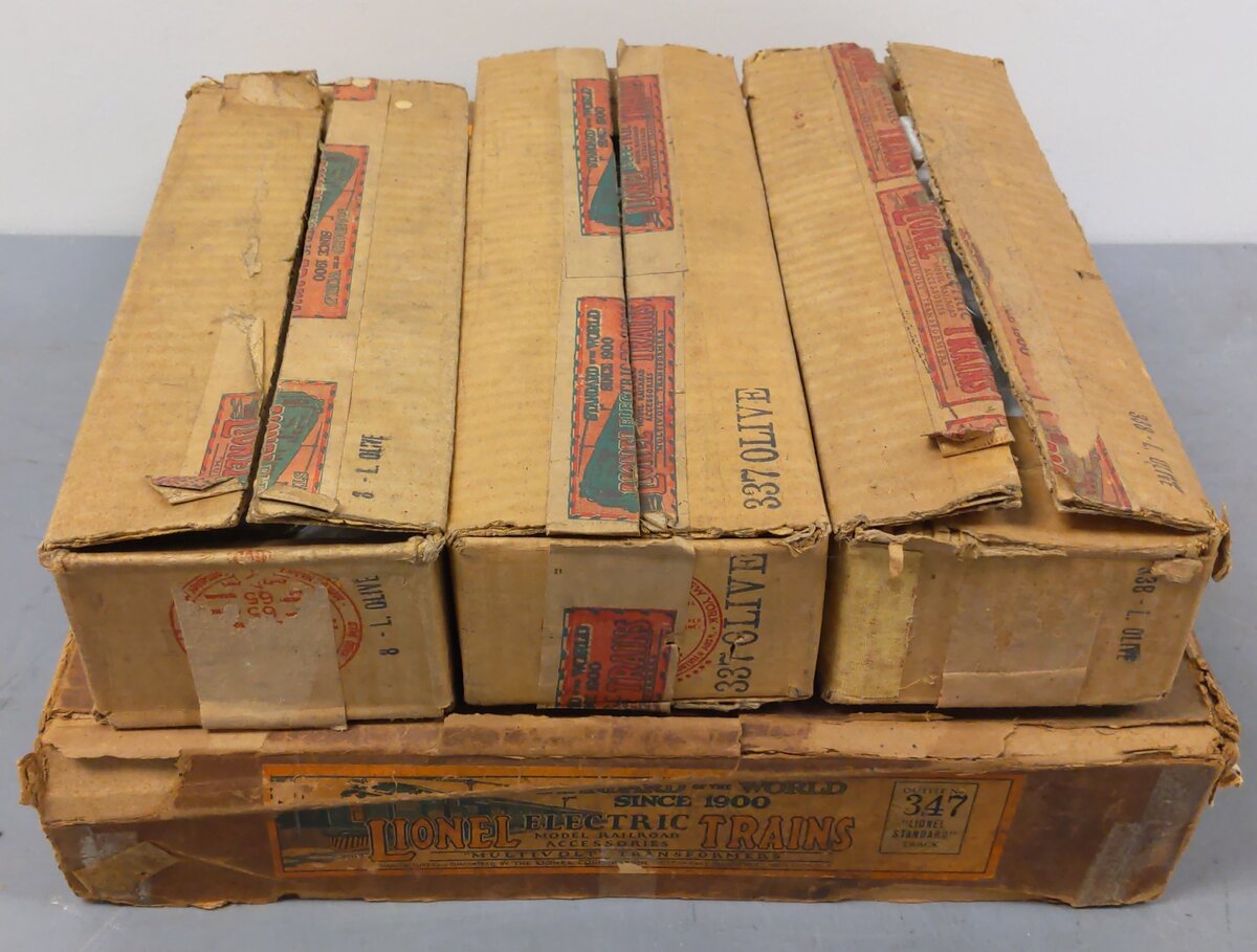 Lionel 347 Vintage Standard Gauge Electric Set: 8, 337, 338/Box