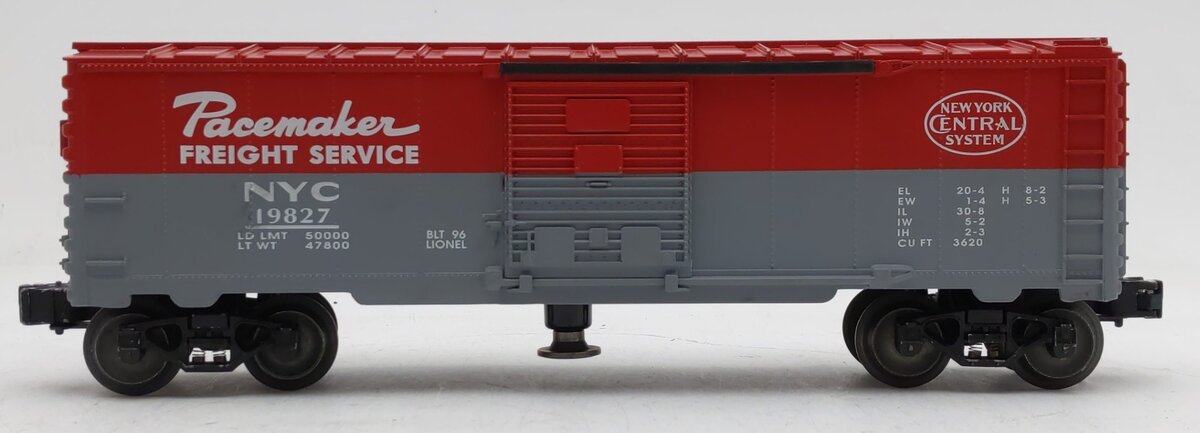 Lionel 6-19827 O Gauge New York Central Operating Box Car #19827 EX/Box