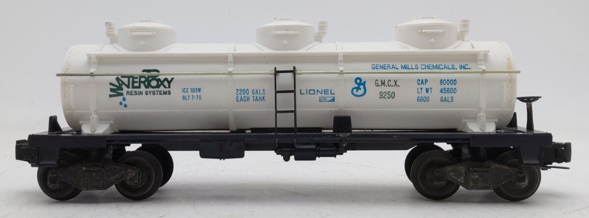 Lionel 6-9250 Waterpoxy Triple Dome Tank Car EX