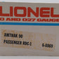 Lionel 6-8869 O Gauge Amtrak Non-Powered Budd RDC Passenger Car EX/Box