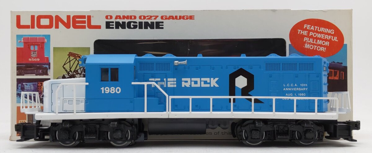 Lionel 6-8068 O Gauge LCCA Rock Island GP-20 Diesel Locomotive #1980 VG/Box