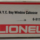 Lionel 6-9174 O New York Central P&E Bay Window Illuminated Caboose #9174 EX/Box