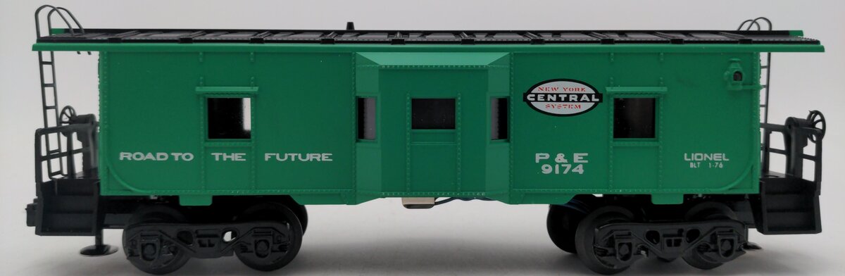 Lionel 6-9174 O New York Central P&E Bay Window Illuminated Caboose #9174 EX/Box