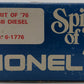 Lionel 6-1776 O Gauge Spirit of 76 U36B Powered Diesel Locomotive EX/Box