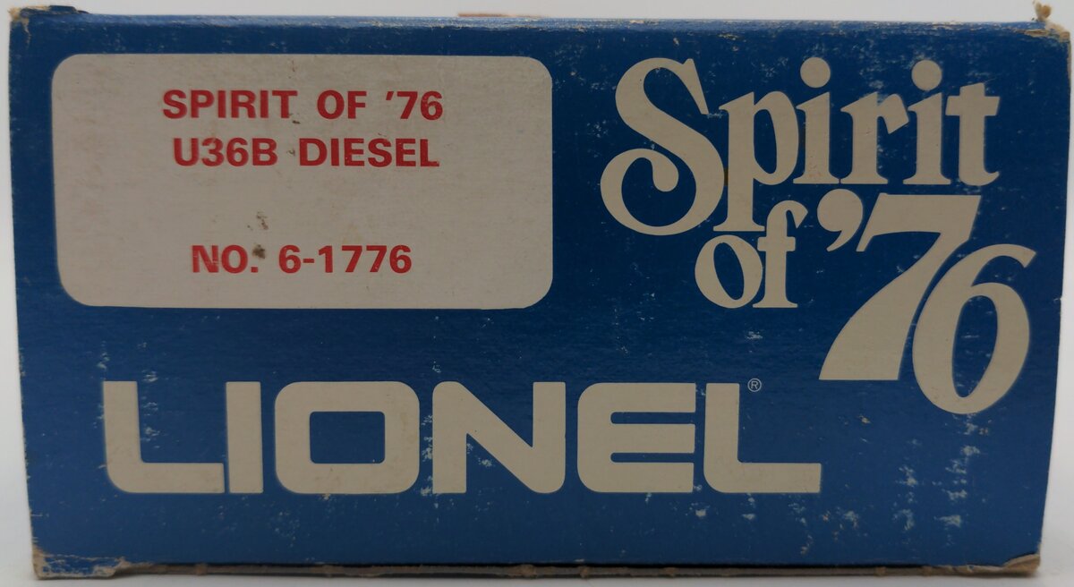 Lionel 6-1776 O Gauge Spirit of 76 U36B Powered Diesel Locomotive EX/Box
