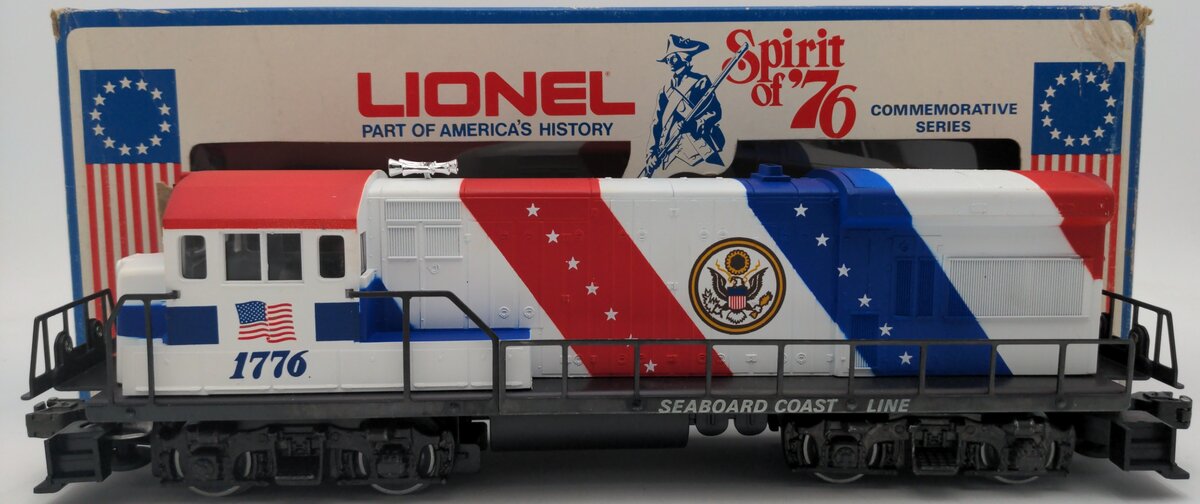 Lionel 6-1776 O Gauge Spirit of 76 U36B Powered Diesel Locomotive EX/Box
