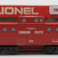 Lionel 6-9165 O Gauge Canadian Pacific N5C Porthole Lighted Caboose VG/Box