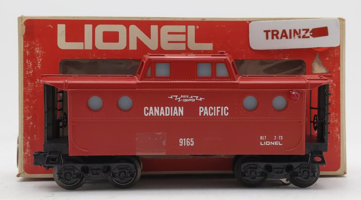 Lionel 6-9165 O Gauge Canadian Pacific N5C Porthole Lighted Caboose VG/Box