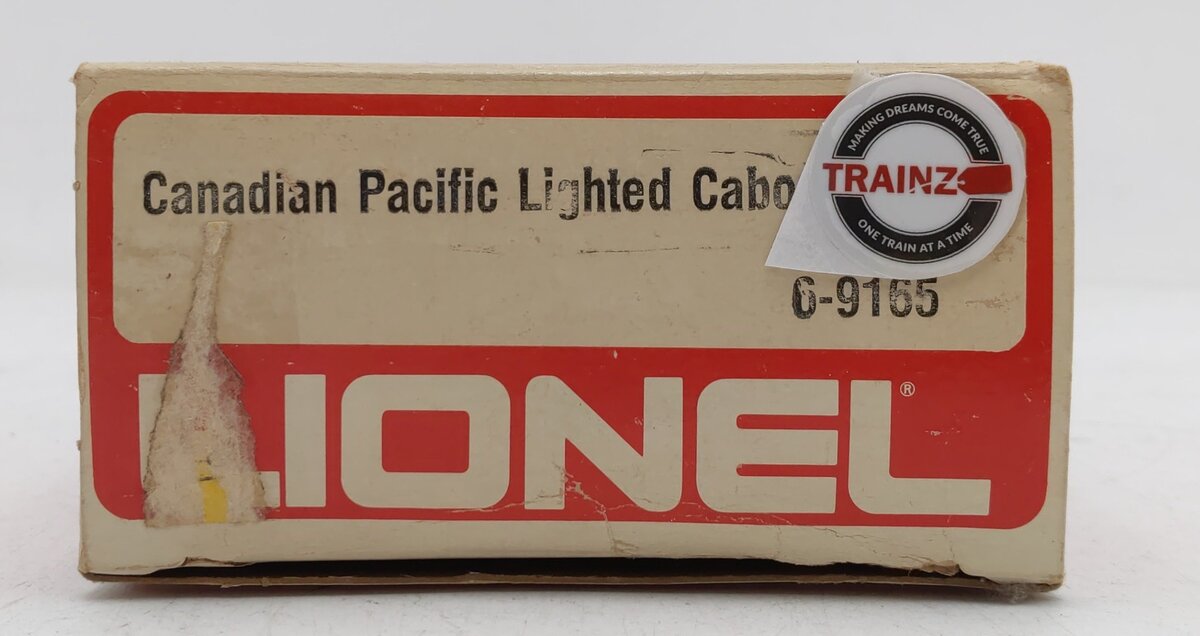 Lionel 6-9165 O Gauge Canadian Pacific N5C Porthole Lighted Caboose VG/Box