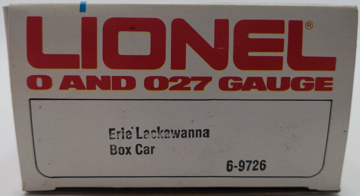 Lionel 6-9726 O Gauge Erie Lackawanna Box Car EX/Box