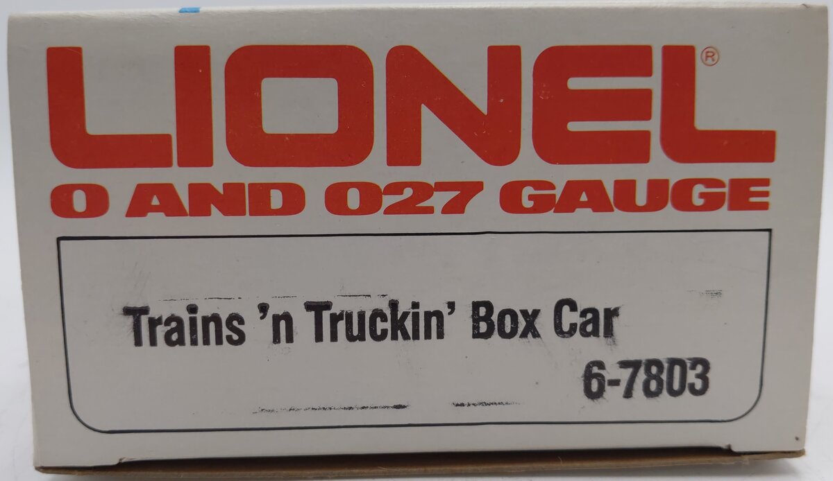 Lionel 6-7803 O Gauge Trains 'n Truckin' Boxcar LN/Box