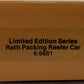 Lionel 6-9881 O Gauge Rath Packing Refrigerator Car LN/Box