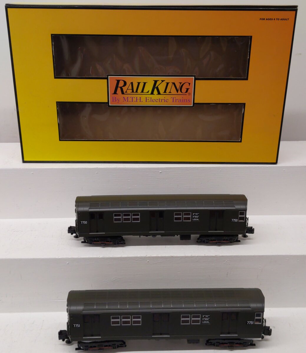 MTH 30-2446-3 O MTA World's Fair R-26 Subway Add-On Powered Set (Set of 2) LN/Box