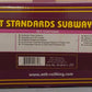 MTH 20-2675-1 O Gauge BMT 2500 Series Non Powered Subway Set (Set of 2) LN/Box