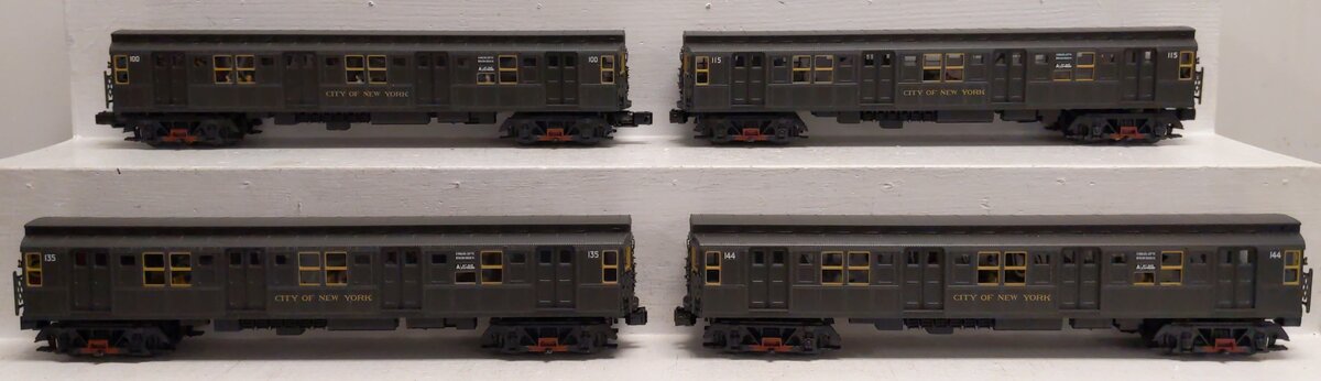 MTH 20-2554-1 O Premier R-1 Subway Passenger Set w/Proto-Sound 2.0 (Set of 4) LN/Box