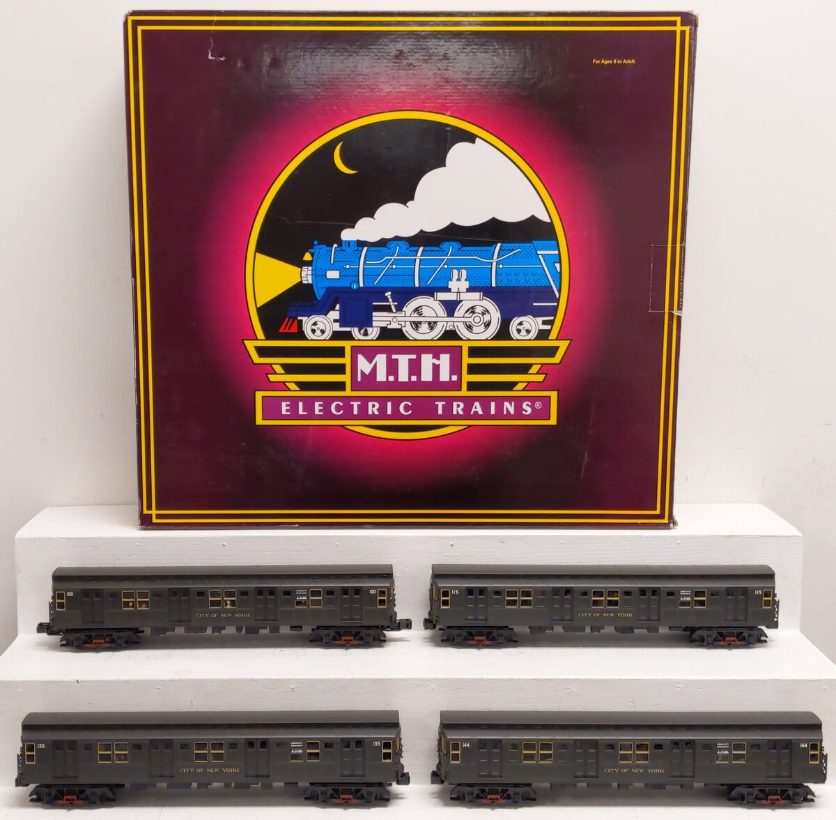 MTH 20-2554-1 O Premier R-1 Subway Passenger Set w/Proto-Sound 2.0 (Set of 4) LN/Box