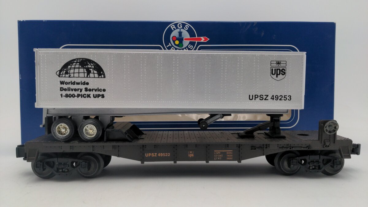 RGS 49253 Custom Decorated UPS Reefer Car (Limited Run) EX/Box