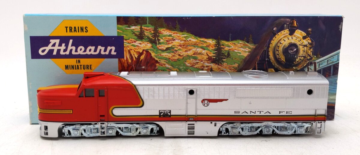 Athearn 3325 HO Scale Santa Fe PA-1 Dummy Diesel Locomotive #75 LN/Box