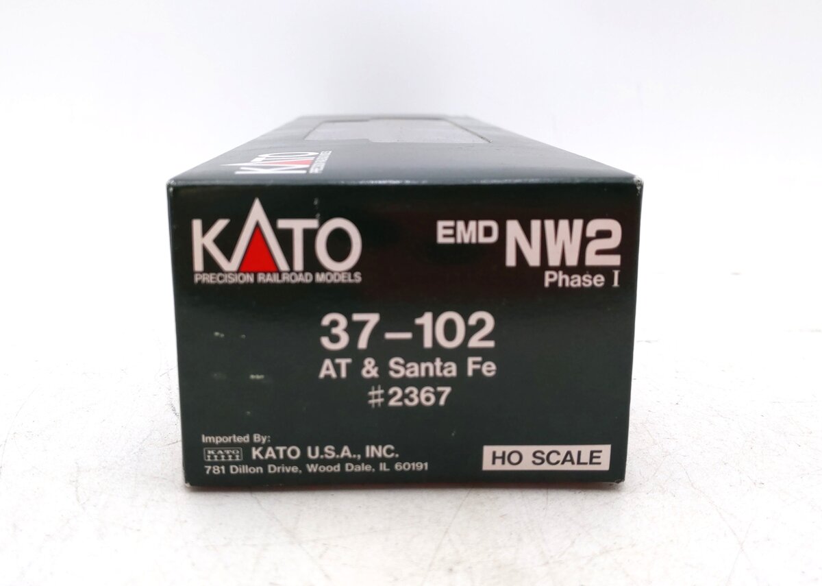 Kato 37-102 HO Scale ATSF EMD NW2 Diesel Locomotive #2367 LN/Box