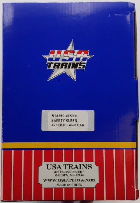 USA Trains R15260 G Safety Kleen ACFX 42' Modern Tank Car #75901(Metal Wheels) EX/Box