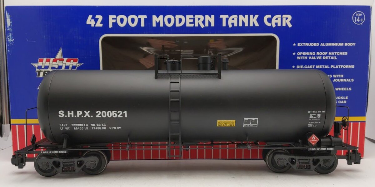 USA Trains R15254 G Gauge SHPX 42' Modern Tank Car #200521 (Metal Wheels)