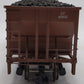 USA Trains R14020 Lehigh Valley 70-Ton 3-Bay Coal Hopper #40502 with Coal Load EX/Box