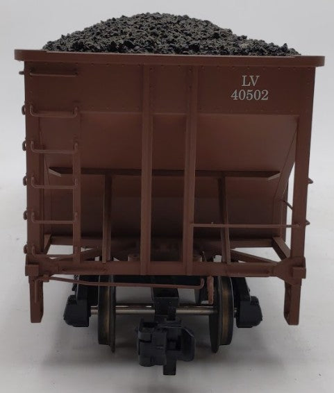 USA Trains R14020 Lehigh Valley 70-Ton 3-Bay Coal Hopper #40502 with Coal Load EX/Box