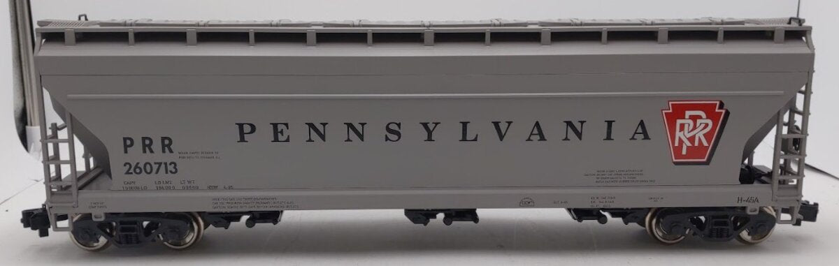 LGB 41823 G Gauge PRR Center Flow Hopper Car #260713 (Metal Wheels) EX/Box