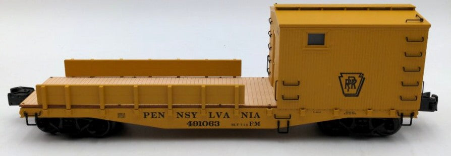 Lionel 6-29814 O Gauge Pennsylvania Railroad Boom Car #491063 with Crane Sounds EX/Box