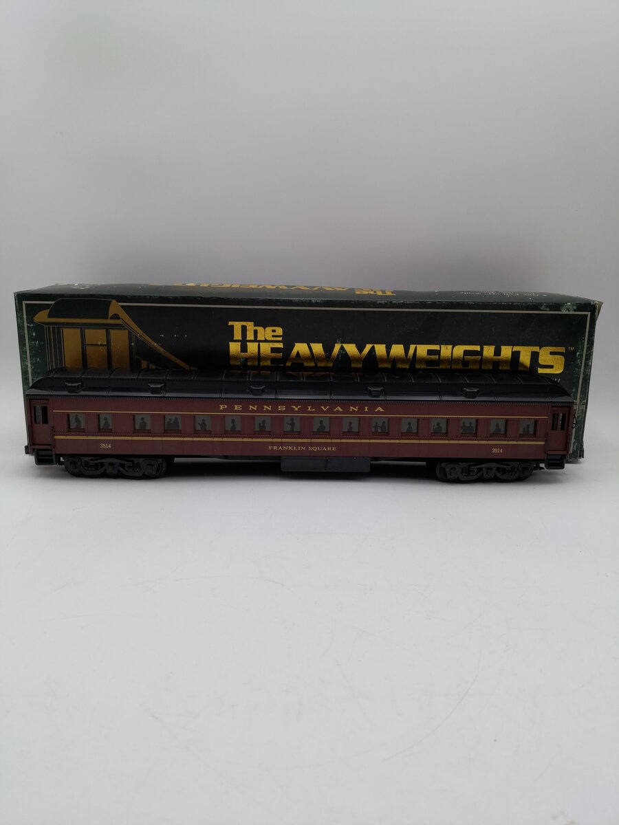K-Line K-3514 O Pennsylvania "Franklin Square" 18" Heavyweight Coach Car #3514 EX/Box