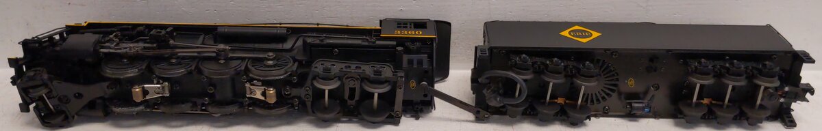 MTH 20-3065-1 O Gauge Erie Berkshire Steam Locomotive & Tender w/PS2 #3360 EX/Box