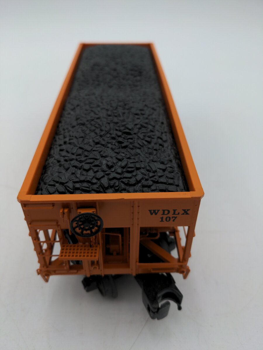 MTH 20-97200 O Waddell Coal MTHRRC 2007 Fish Belly Hopper Car w/Load #107 EX/Box