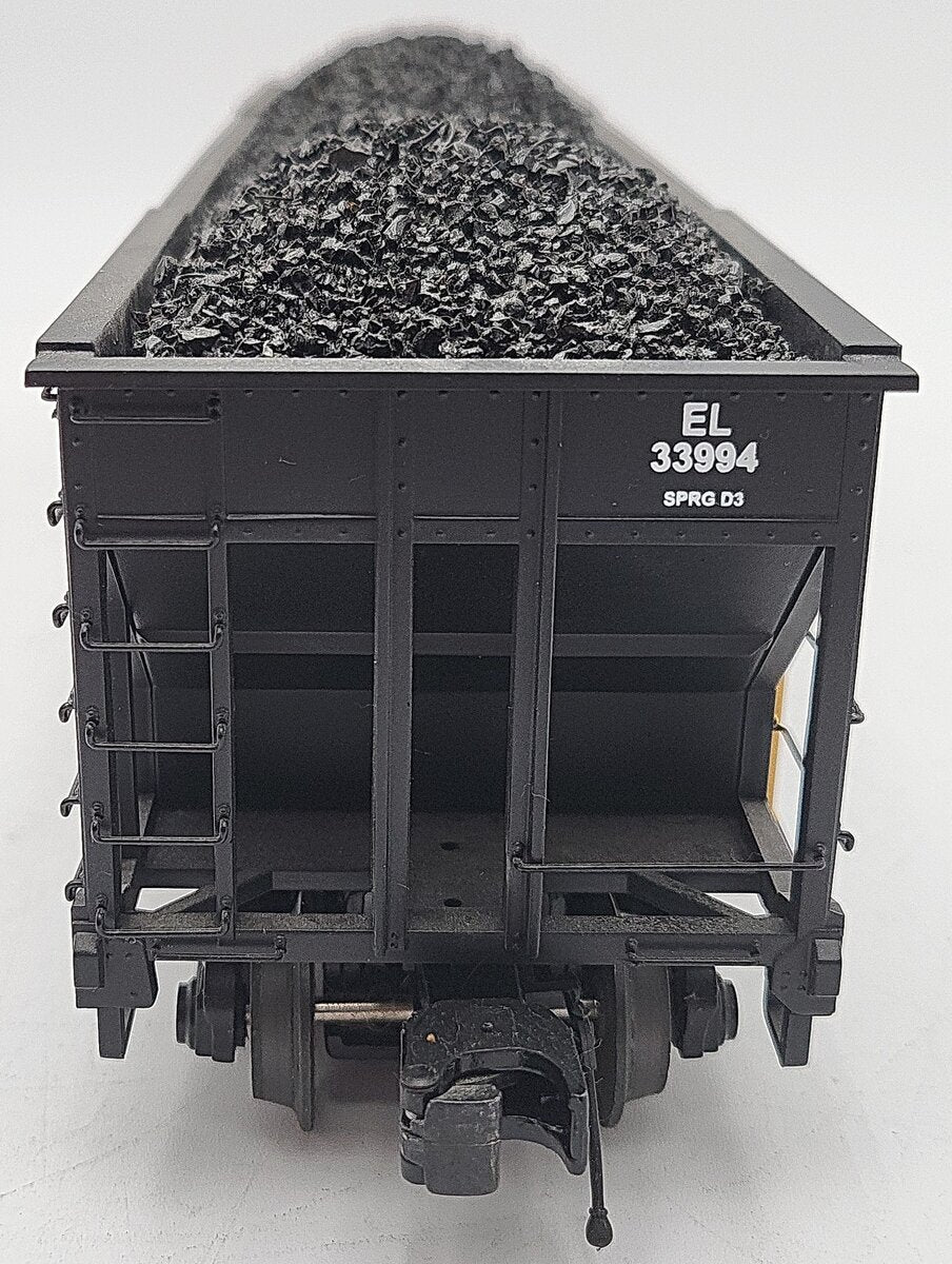 MTH 20-97582 O Gauge Erie Lackawanna 4-Bay Hopper Car #33994 with Coal Load LN/Box