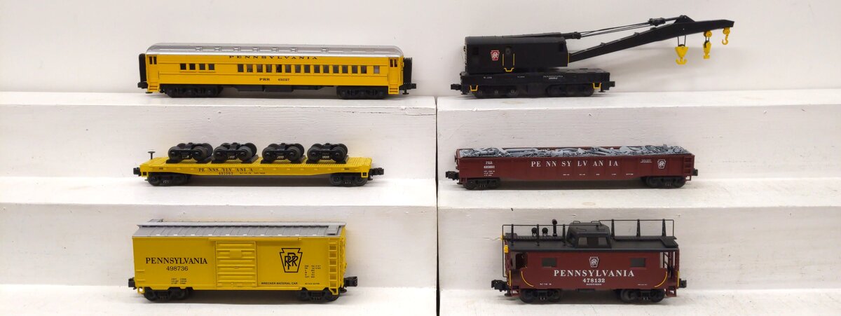 MTH 20-90005 O Pennsylvania Premier Freight Car Set (Set of 6) EX/Box