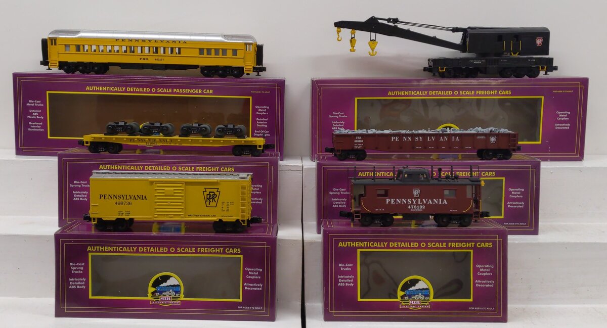 MTH 20-90005 O Pennsylvania Premier Freight Car Set (Set of 6) EX/Box